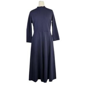 Boden Nerissa Ponte Knit Midi Dress Navy Size 8R